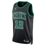 Oshae Brissett 12 Boston Celtics 2024 FINALS PATCH Swingman Jersey - Statement Edition - Black