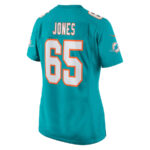 Robert Jones 65 Miami Dolphins Women Game Jersey - Aqua