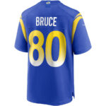 Isaac Bruce 80 Los Angeles Rams Men Game Retired Jersey - Royal