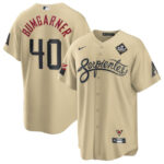 Madison Bumgarner 40 Arizona Diamondbacks 2023 World Series Men Jersey - Gold