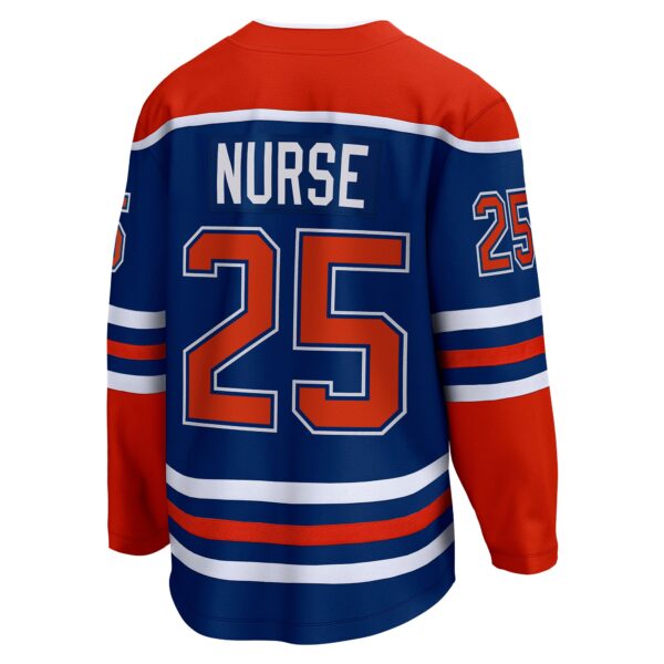 Darnell Nurse Edmonton Oilers Fanatics Home Breakaway Player Jersey - Royal