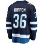 Morgan Barron Winnipeg Jets Fanatics Home Premier Breakaway Player Jersey - Navy