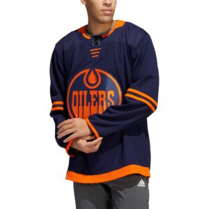 Edmonton Oilers adidas Alternate Primegreen Authentic Custom Jersey - Navy
