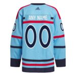 Winnipeg Jets adidas   Anniversary Primegreen Authentic Custom Jersey - Light Blue