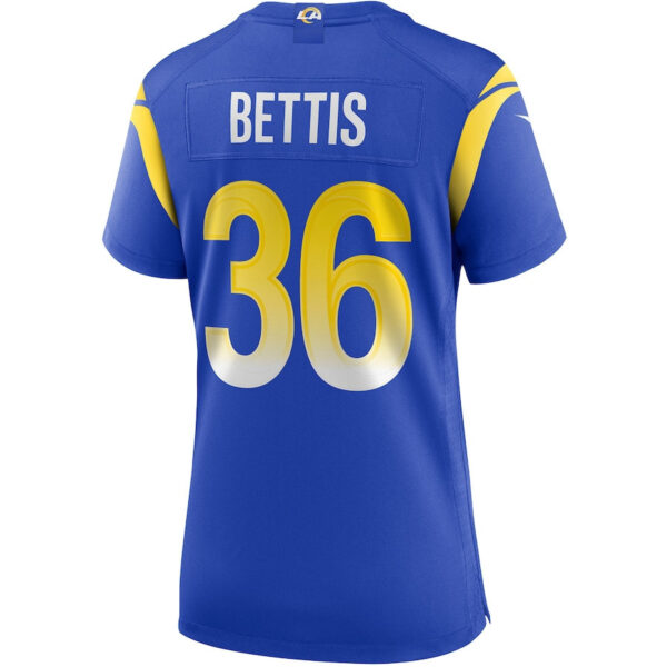 Jerome Bettis 36 Los Angeles Rams Women Game Retired Jersey - Royal