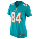 Anthony Schwartz 84 Miami Dolphins Game Women Jersey - Aqua