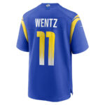 Carson Wentz 11 Los Angeles Rams Game Men Jersey - Royal