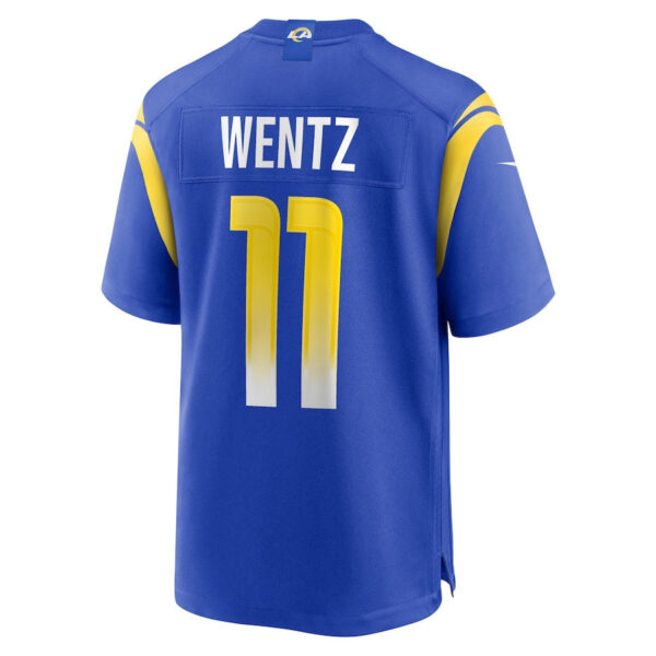 Carson Wentz 11 Los Angeles Rams Game Men Jersey - Royal