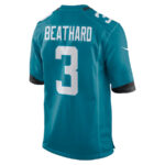 C.J. Beathard 3 Jacksonville Jaguars Men Game Jersey - Teal