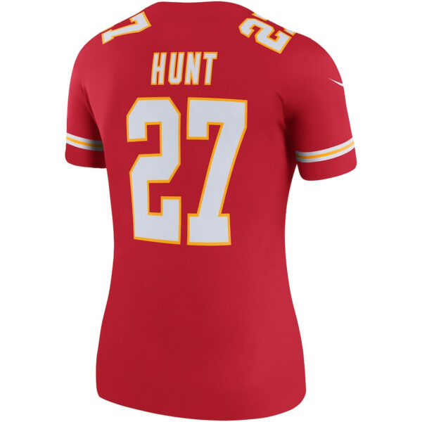 Kareem Hunt 27 Kansas City Chiefs Women Color Rush Legend Jersey - Red