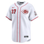 Tyler Stephenson 37 Cincinnati Reds Home Limited Player Men Jersey - White