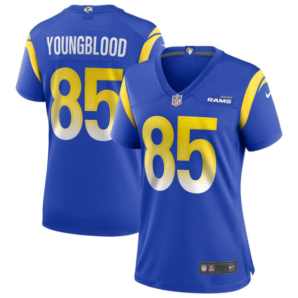 Jack Youngblood 85 Los Angeles Rams Women Game Retired Jersey - Royal