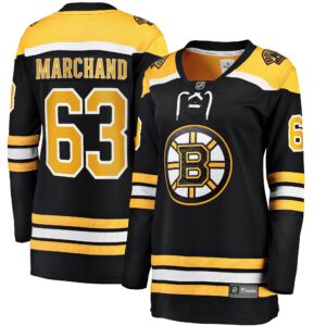 Brad Marchand Boston Bruins Fanatics Women's Home Breakaway Jersey - Black