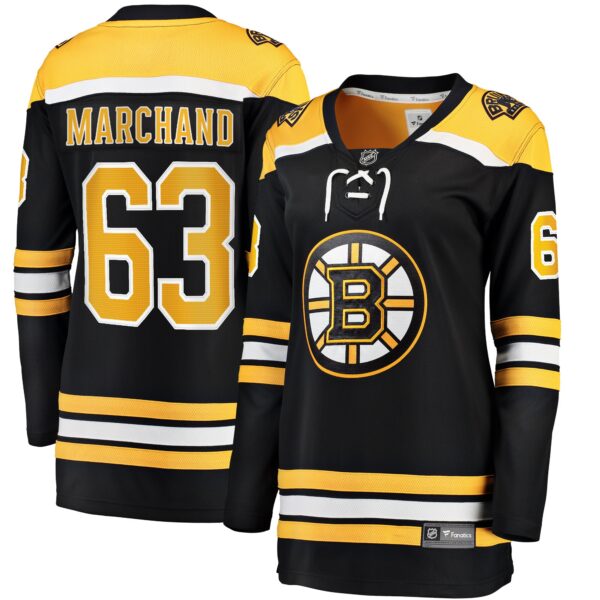 Brad Marchand Boston Bruins Fanatics Women's Home Breakaway Jersey - Black
