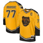 Ray Bourque Boston Bruins Mitchell & Ness Youth 1996-97 Blue Line Captain Patch Player Jersey - Gold