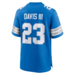 Carlton Davis III 23 Detroit Lions Game Men Jersey - Blue
