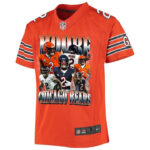 D.J. Moore 2 Signed Chicago Bears Moore Than A Feeling Alternate Game YOUTH Jersey - Orange