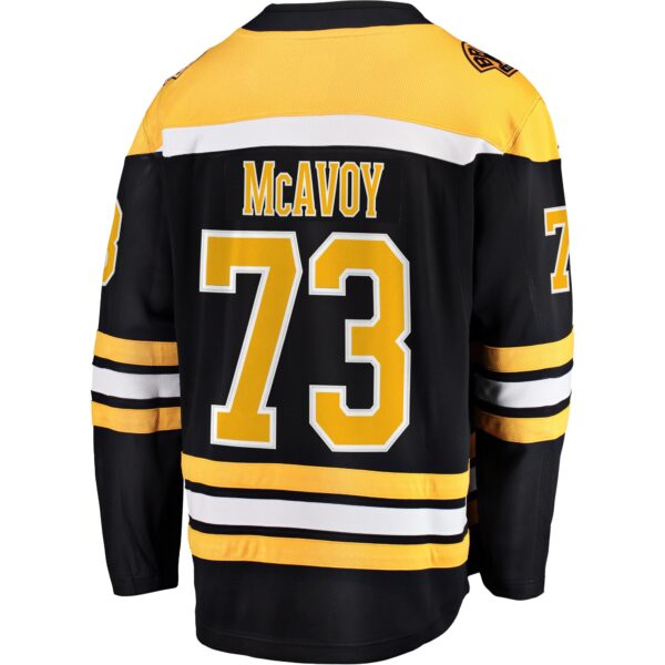 Charlie McAvoy Boston Bruins Fanatics Home Breakaway Jersey - Black