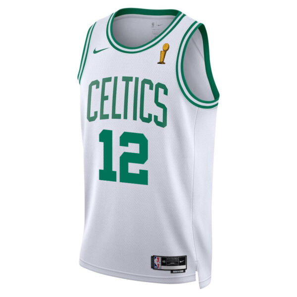Oshae Brissett 12 Boston Celtics 2024 FINALS CHAMPIONS Swingman Jersey - Association Edition - White