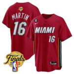 Caleb Martin 16 Miami Heat 2023 Finals Baseball Men Jersey - Statement