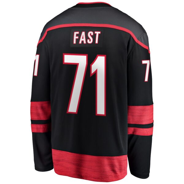 Jesper Fast Carolina Hurricanes Fanatics Home Breakaway Jersey - Black