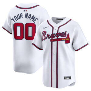 Atlanta Braves  Home Limited Custom Jersey - White