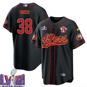 L'Jarius Sneed 38 Kansas City Chiefs Super Bowl LVIII Baseball Men Jersey - Black