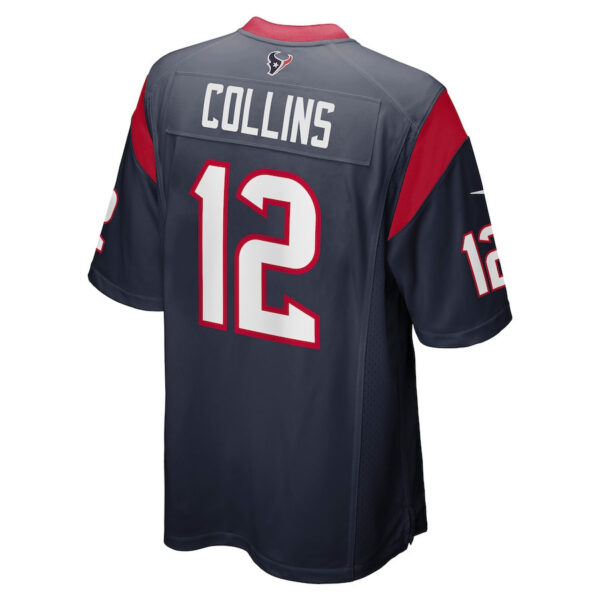 Nico Collins 12 Houston Texans Men Game Jersey - Navy