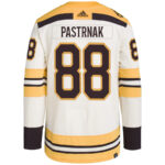 David Pastrnak 88 Boston Bruins Primegreen Men Jersey - Cream