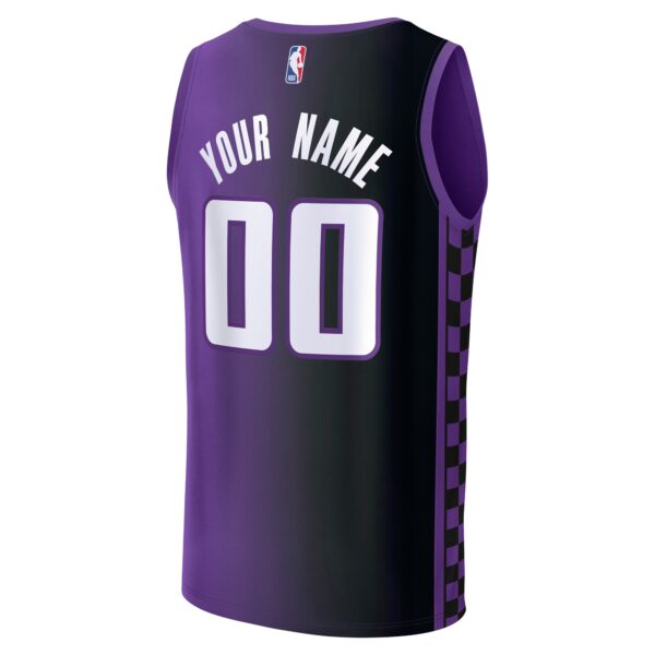 Sacramento Kings Fanatics Custom Fast Break Jersey - Purple - Statement Edition