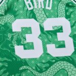 Larry Bird Boston Celtics Mitchell & Ness 1985/86 Hardwood Classics Asian Heritage 6.0 Swingman Throwback Player Jersey - Kelly Green