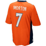 Craig Morton 7 Denver Broncos Men Game Retired Jersey - Orange