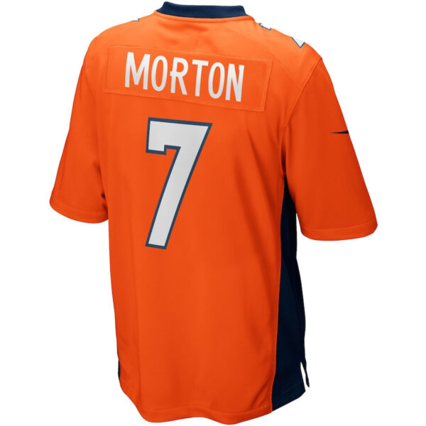 Craig Morton 7 Denver Broncos Men Game Retired Jersey - Orange