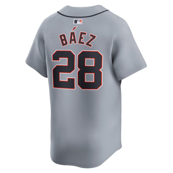 Javier Baez 28 Detroit Tigers Road Limited Men Jersey - Gray