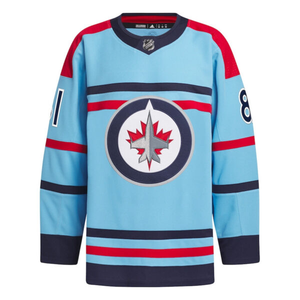 Kyle Connor 81 Winnipeg Jets Anniversary Primegreen Men Jersey - Light Blue