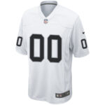 Las Vegas Raiders Men Custom Game Jersey - White