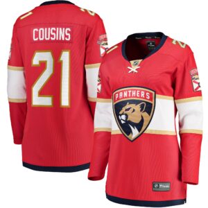 Nick Cousins Florida Panthers Fanatics Women's Home Breakaway Player Jersey - Red
