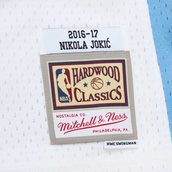 Nikola Jokic Denver Nuggets Mitchell & Ness 2016/17 Throwback Swingman Jersey - White