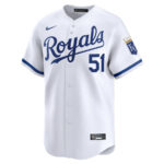 Brady Singer 51 Kansas City Royals Home Limited Player Men Jersey - White