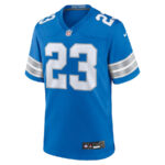 Carlton Davis III 23 Detroit Lions Game Men Jersey - Blue