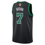 Jaylen Brown 7 Boston Celtics 2024 FINALS PATCH Swingman Jersey - Statement Edition - Black