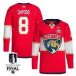 Kyle Okposo 8 Florida Panthers 2024 STANLEY CUP Final Home Breakaway Jersey - Men, Red