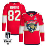 Kevin Stenlund 82 Florida Panthers 2024 STANLEY CUP Final Home Breakaway Jersey - Men, Red