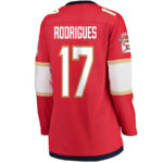 Evan Rodrigues 17 Florida Panthers 2024 STANLEY CUP Final Women's Home Breakaway Jersey - Red
