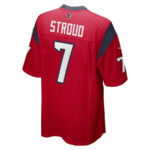 CJ Stroud 7 Houston Texans Cool Breeze Signed Game Men Jersey - Red