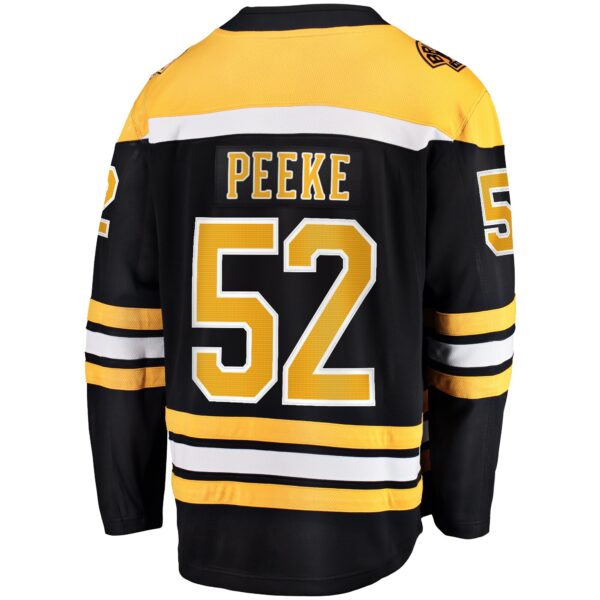 Andrew Peeke Boston Bruins Fanatics Home Premier Breakaway Player Jersey - Black