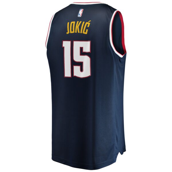 Nikola Jokic Denver Nuggets Fanatics Youth Fast Break Replica Jersey Blue - Icon Edition