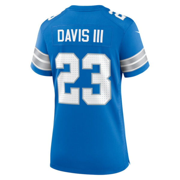 Carlton Davis III 23 Detroit Lions Women's Game Jersey - Blue