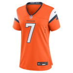 John Elway 7 Denver Broncos Retired Women Game Jersey - Orange