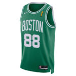 Neemias Queta 88 Boston Celtics 2024 FINALS CHAMPIONS Jersey - Icon Edition - Kelly Green